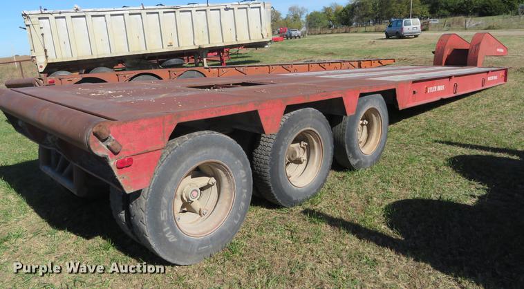 image for item DF9819 1985 Shop Built equipment trailer