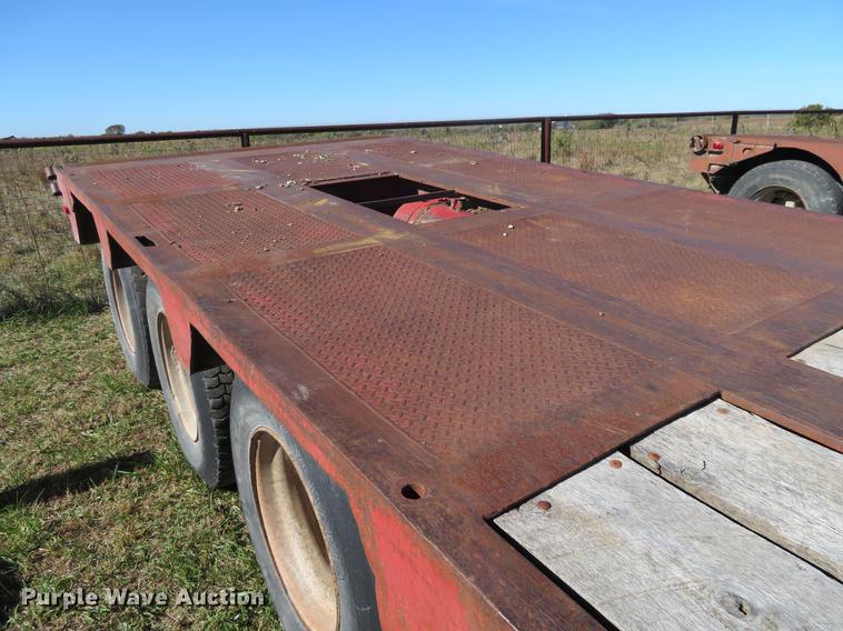 image for item DF9819 1985 Shop Built equipment trailer