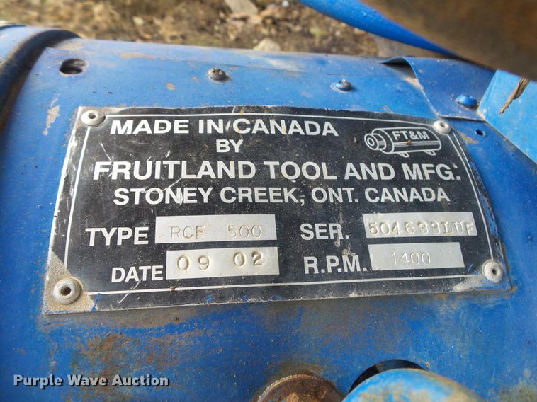 image for item DS9601 Fruitland RCF500 vacuum pump