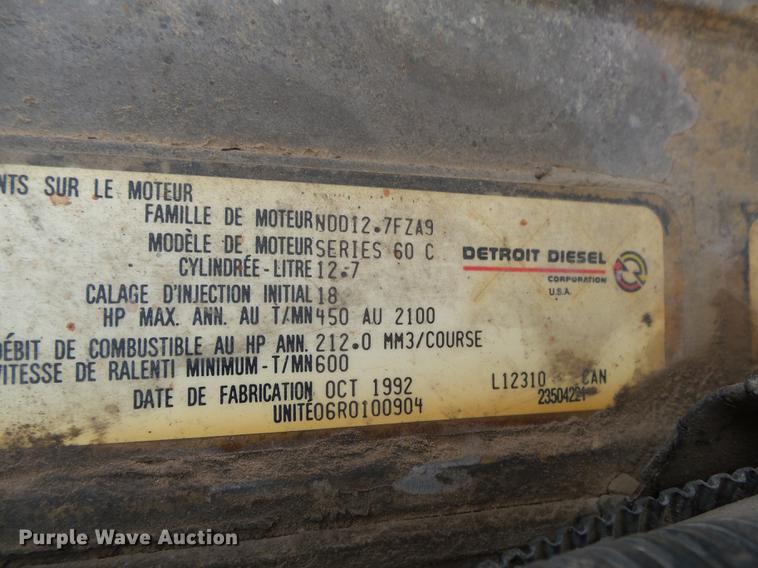 image for item DS9602 1993 Ford L9000 dump truck