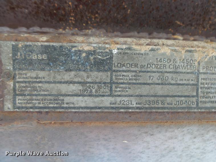 image for item DS9603 Case 1455B track loader