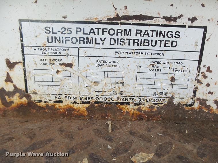 image for item DS9611 Snorkel SL 25 scissor lift