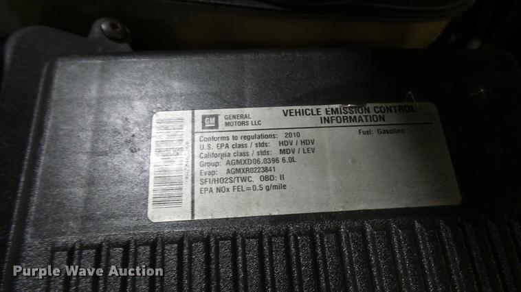 image for item DX9347 2010 Chevrolet Silverado 2500HD Ext. Cab pickup truck