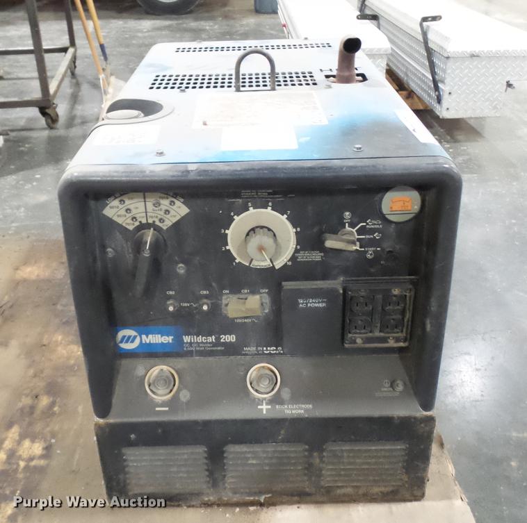 image for item DX9348 Miller Wildcat 200 welder/generator
