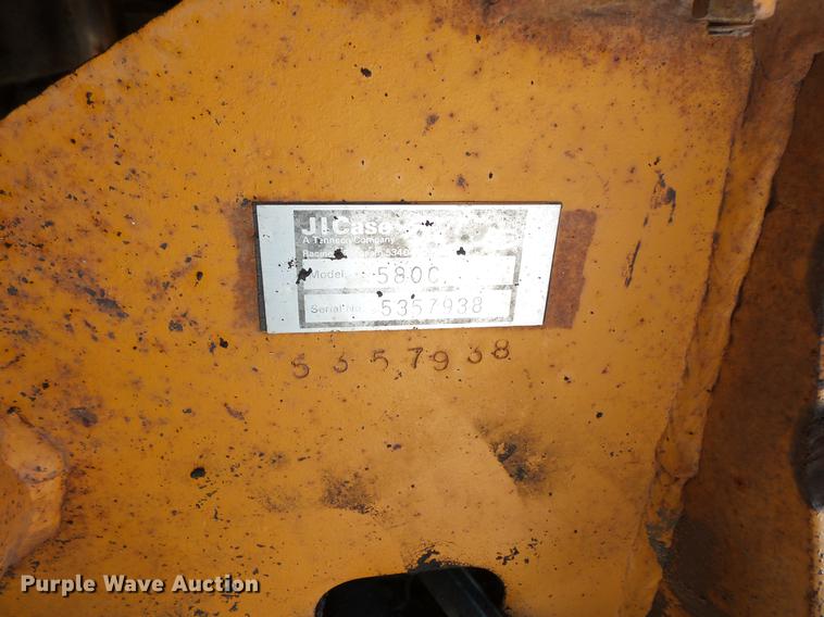 image for item EA9678 1976 Case 580C backhoe