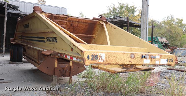 image for item ED9724 1996 Load King 2060 bottom dump trailer