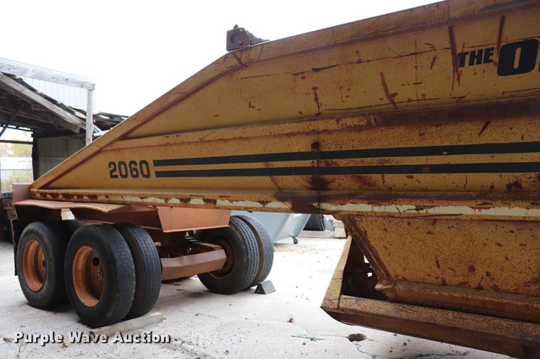 image for item ED9724 1996 Load King 2060 bottom dump trailer