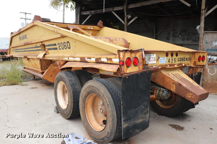 image for item ED9724 1996 Load King 2060 bottom dump trailer