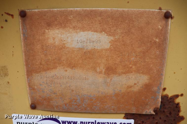 image for item ED9724 1996 Load King 2060 bottom dump trailer