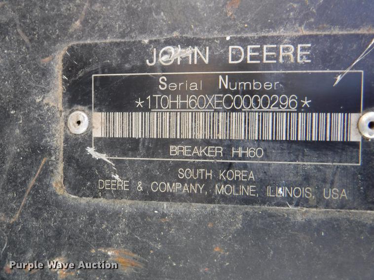 image for item EP9161 John Deere HH60 Worksite Pro hammer