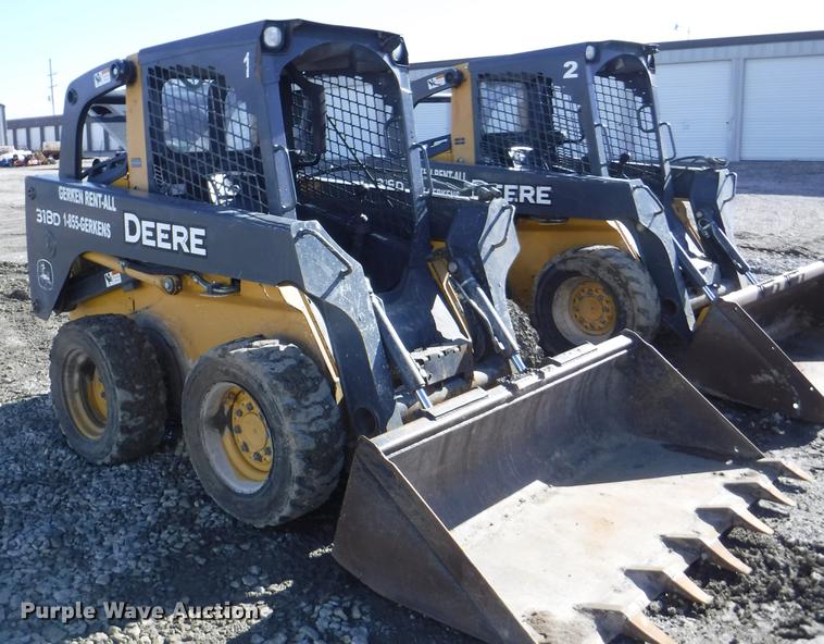 image for item EP9171 2013 John Deere 318D skid steer