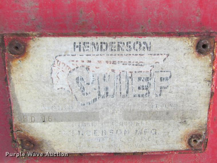 image for item K6059 Henderson HD16 dump bed