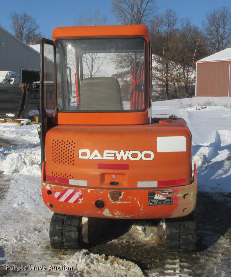 image for item K6061 2000 Daewoo Solar 035 mini excavator
