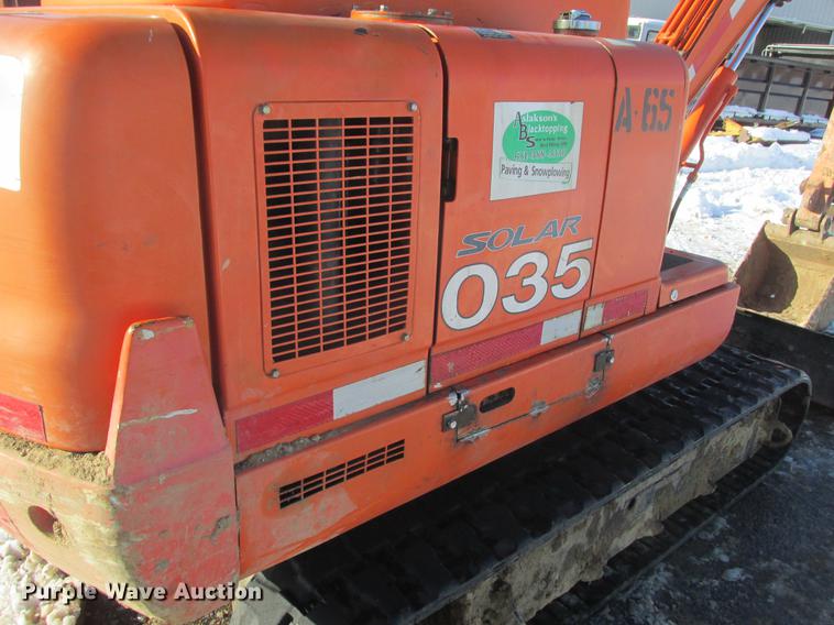 image for item K6061 2000 Daewoo Solar 035 mini excavator