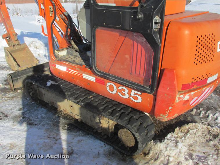 image for item K6061 2000 Daewoo Solar 035 mini excavator