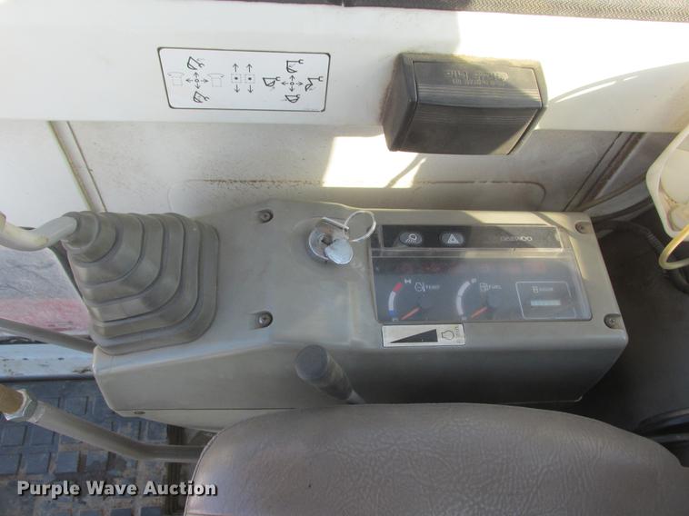 image for item K6061 2000 Daewoo Solar 035 mini excavator