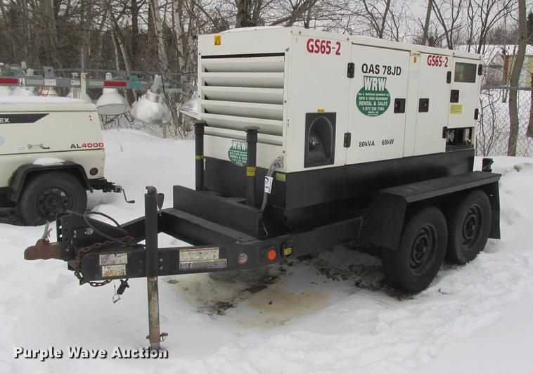 image for item K6067 Atlas Copco QAS78JD generator