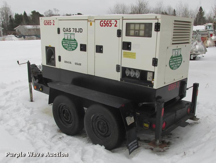 image for item K6067 Atlas Copco QAS78JD generator