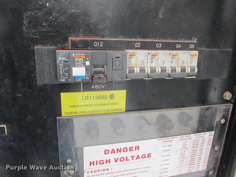 image for item K6067 Atlas Copco QAS78JD generator