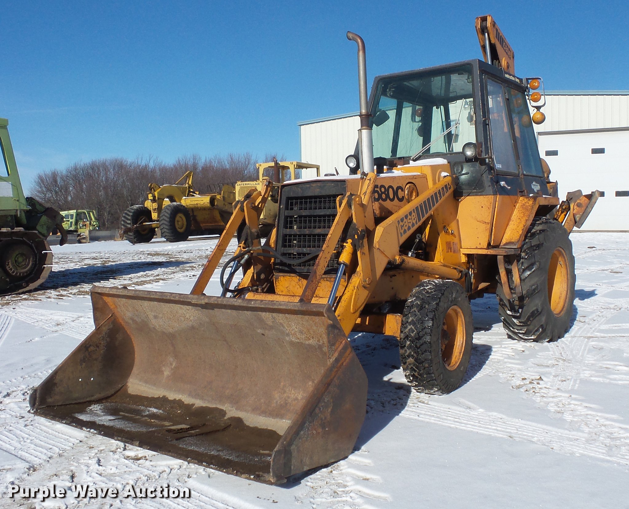 1976 Case 580C backhoe in Canby, MN Item EA9678 sold Purple Wave