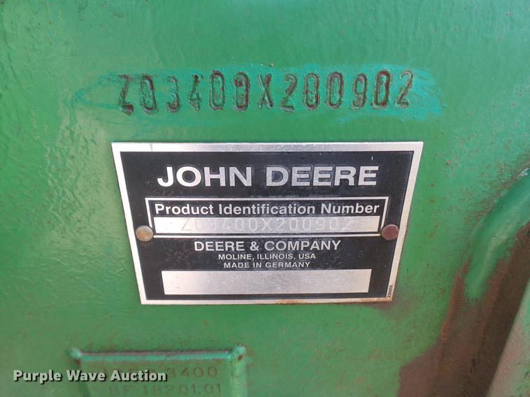 image for item BJ9784 2001 John Deere 3400 telehandler