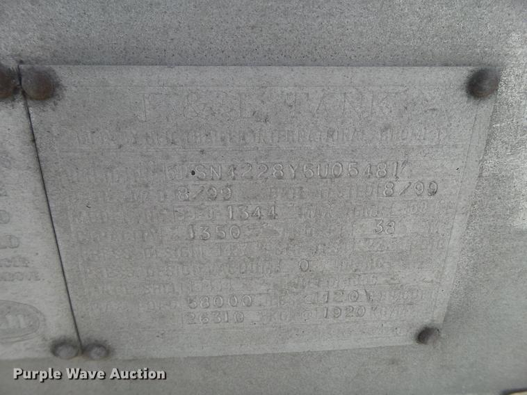 image for item BJ9788 2000 Heil pneumatic dry bulk tank trailer