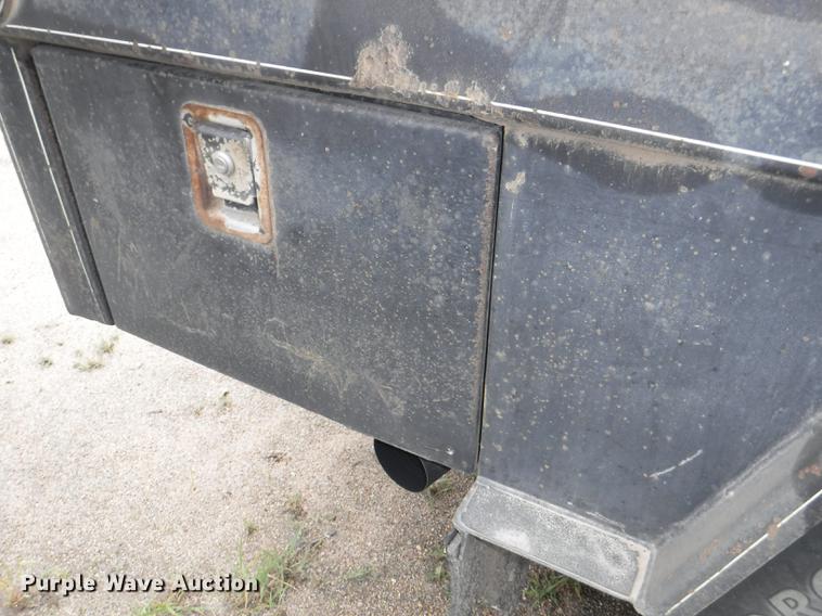 image for item DB3941 1989 Ford F250 XLT Lariat flatbed pickup truck