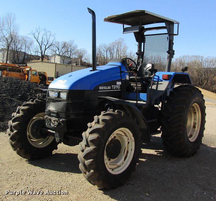 image for item DB9798 New Holland TS110 MFWD tractor