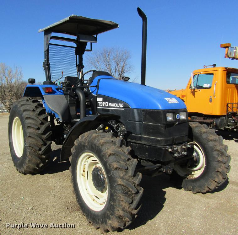 image for item DB9798 New Holland TS110 MFWD tractor