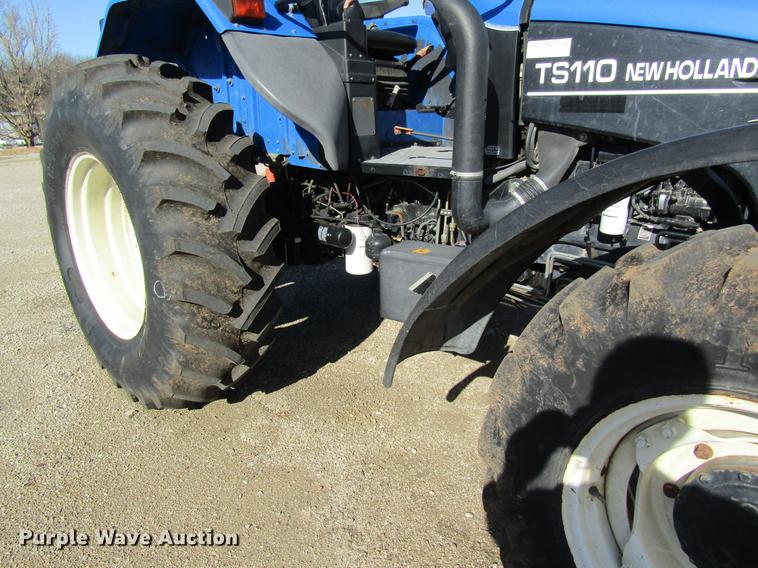 image for item DB9798 New Holland TS110 MFWD tractor