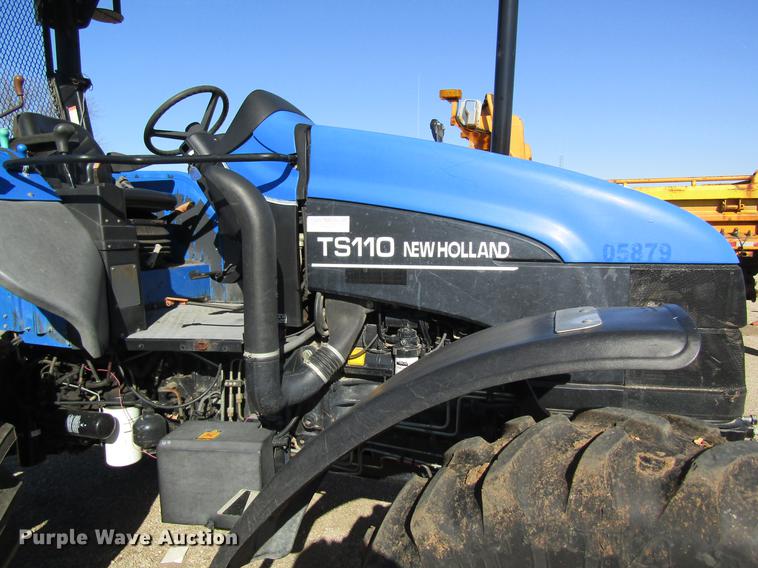 image for item DB9798 New Holland TS110 MFWD tractor