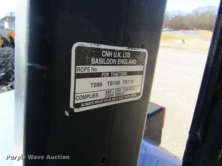 image for item DB9798 New Holland TS110 MFWD tractor