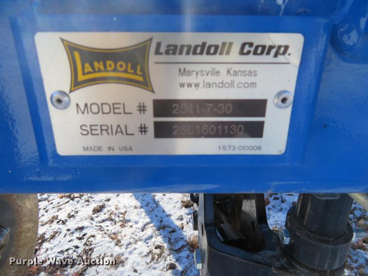 image for item DC0855 2016 Landoll 2511 in-line ripper