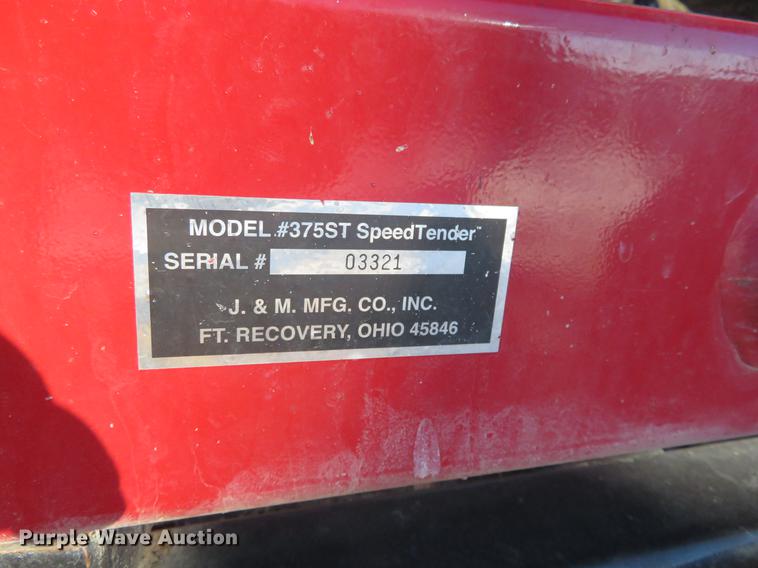 image for item DC0857 2015 J & M Speed Tender 375 tender trailer