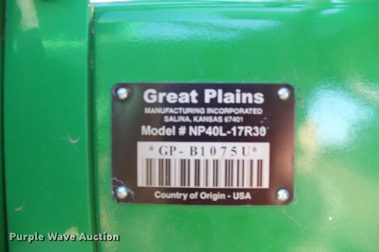 image for item DC7720 Great Plains NP-40L-17R30 row crop side dresser