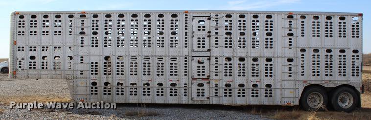 image for item DC7723 1987 Wilson PSDCL-208 livestock trailer