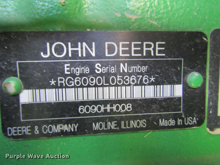 image for item DC8320 2009 John Deere 9670 STS combine