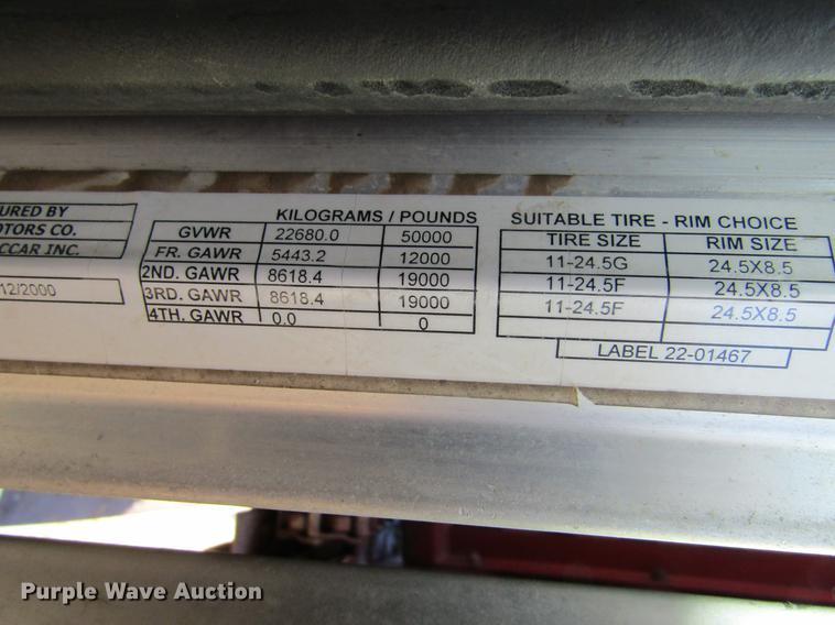 image for item DC8324 2001 Peterbilt 379 manure spreader truck