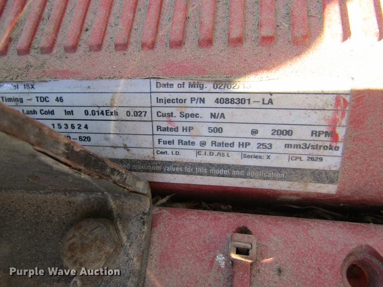 image for item DC8325 2001 Peterbilt 379 manure spreader truck