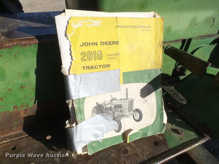 image for item DC8330 John Deere 2010 tractor