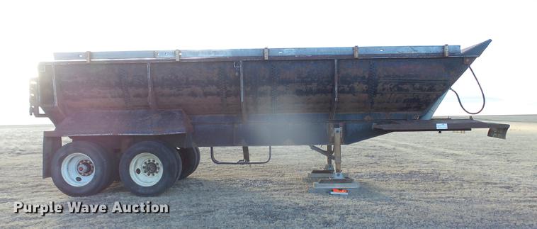 image for item DC8342 1974 Hobbs end dump trailer