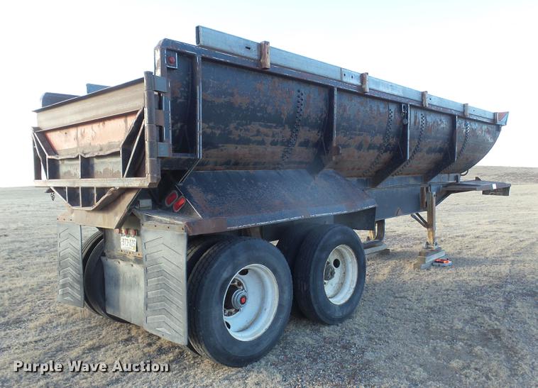 image for item DC8342 1974 Hobbs end dump trailer