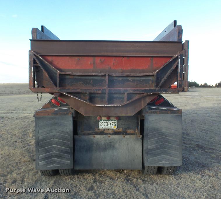 image for item DC8342 1974 Hobbs end dump trailer