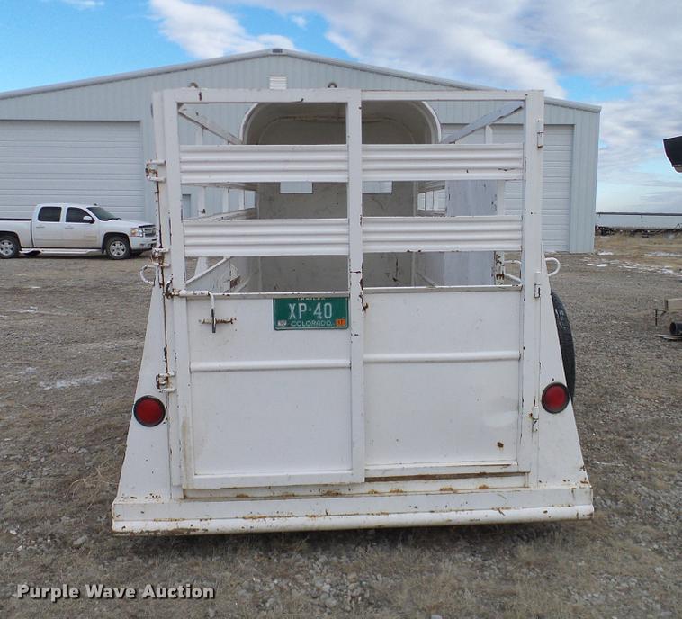 image for item DC8353 1974 Shelby livestock trailer