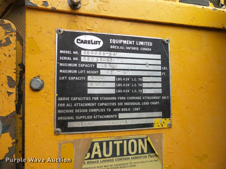 image for item DC8372 Carelift 8038 telehandler