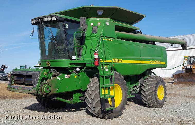 image for item DD5430 2007 John Deere 9660 STS RWA combine