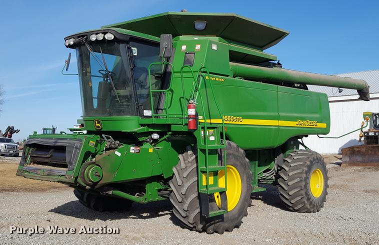 image for item DD5430 2007 John Deere 9660 STS RWA combine