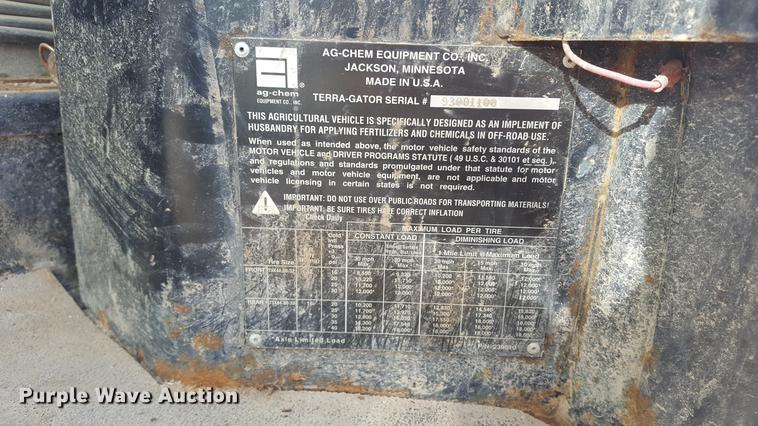 image for item DD5440 Ag-Chem TerraGator 9103 self-propelled applicator