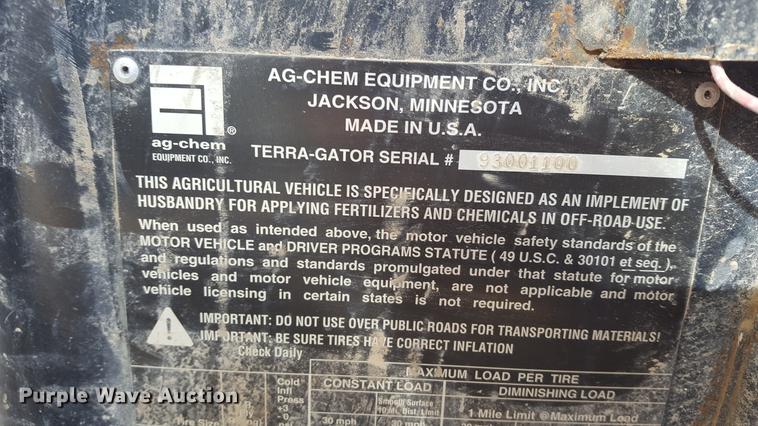 image for item DD5440 Ag-Chem TerraGator 9103 self-propelled applicator