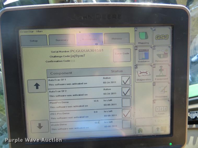 image for item DF9869 John Deere GS3 2630 Greenstar display